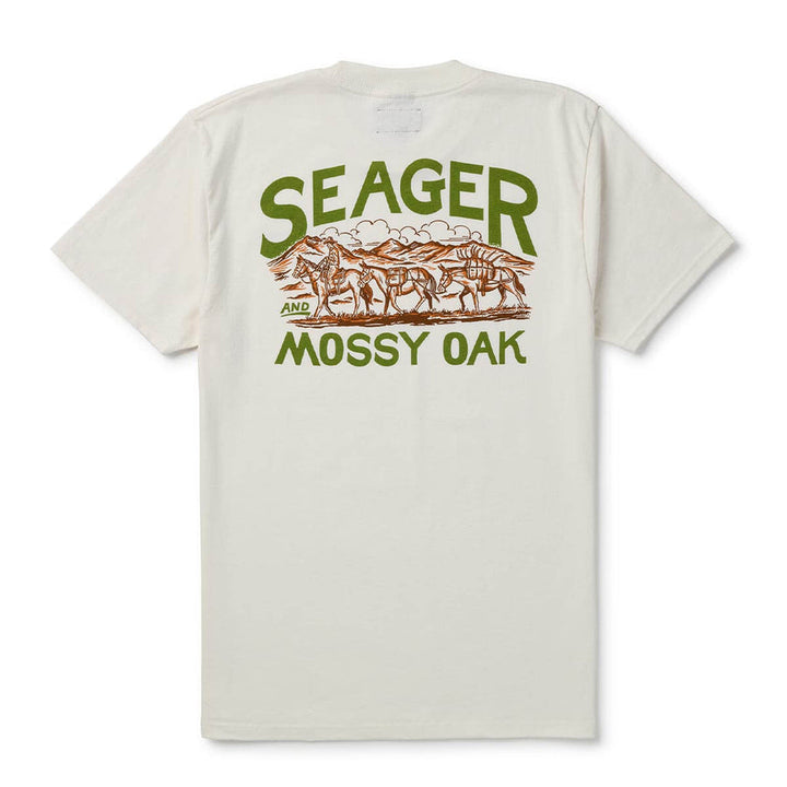 Seager X Mossy Oak Pack Out Tee - Vintage White