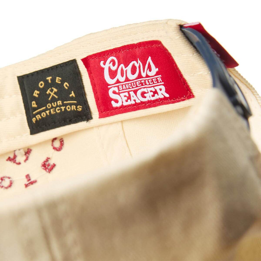 Seager Seager X Coors Banquet P.O.P Snapback - Cream/Navy
