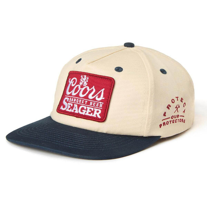 Seager Seager X Coors Banquet P.O.P Snapback - Cream/Navy