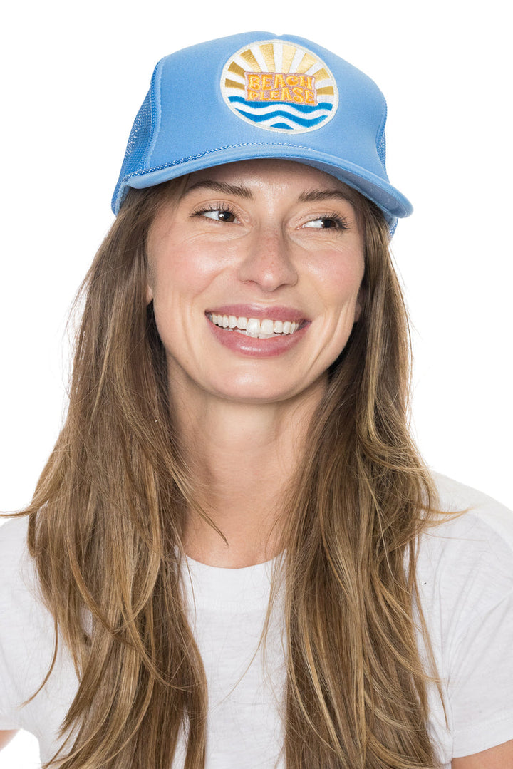 That Friday Feeling Beach Please Trucker Hat in Blue - BLUE - Sun Diego Boardshop