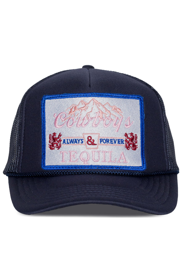 That Friday Feeling Cowboys & Tequila Trucker Hat - NAVY - Sun Diego Boardshop