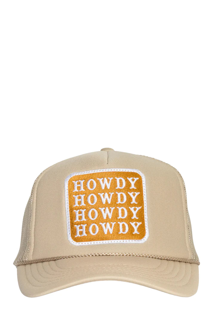 That Friday Feeling Howdy Hat - Tan - Sun Diego Boardshop