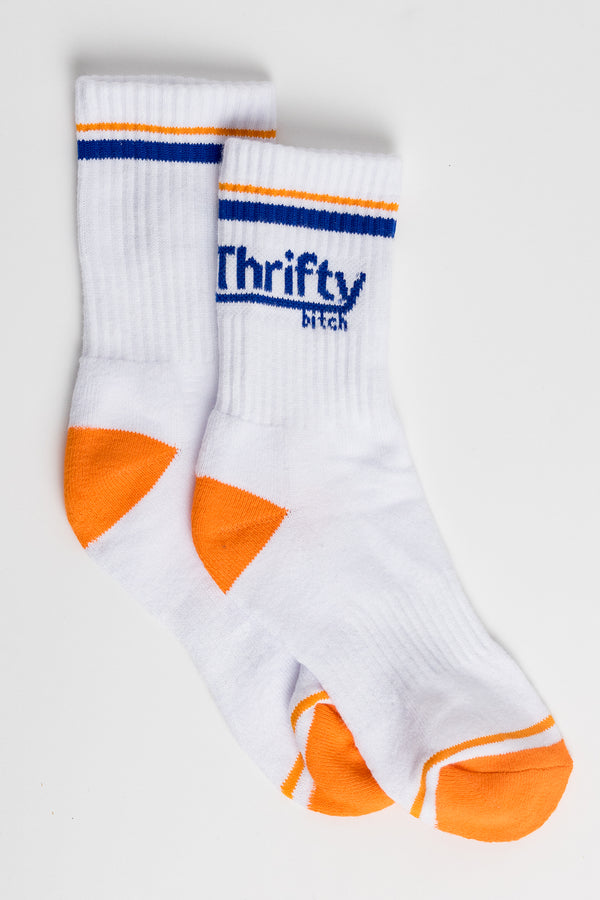 That Friday Feeling Thrifty Bitch Crew Socks - ASSORTED - Sun Diego Boardshop