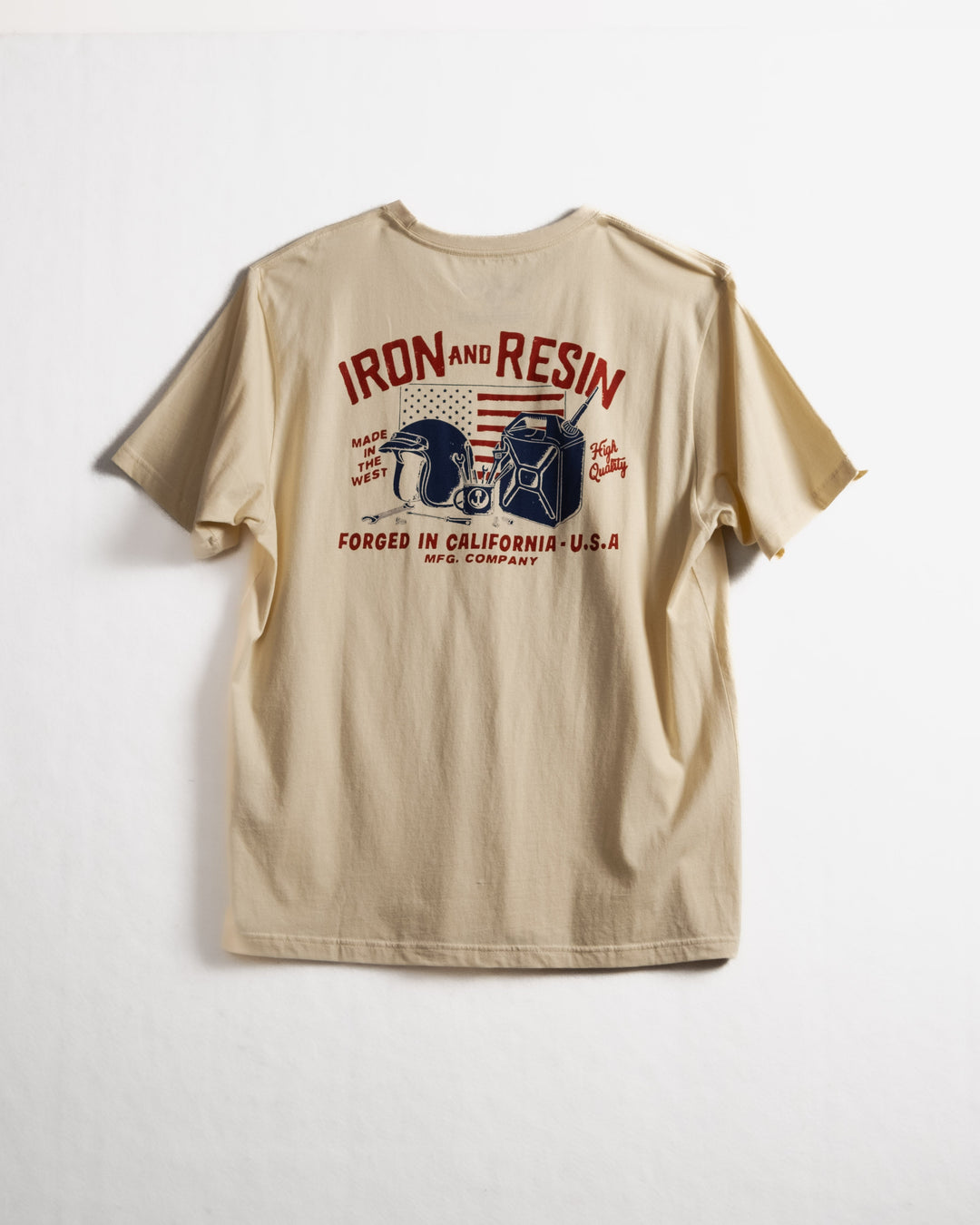 Iron & Resin Shop Bench Tee - NATURAL - Sun Diego Boardshop