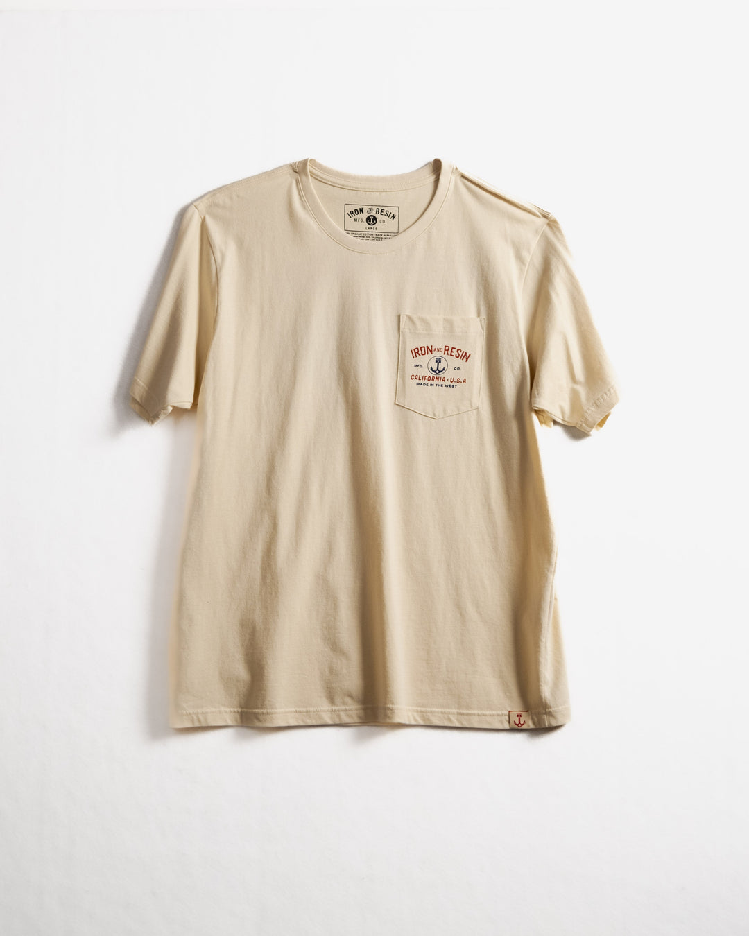 Iron & Resin Shop Bench Tee - NATURAL - Sun Diego Boardshop