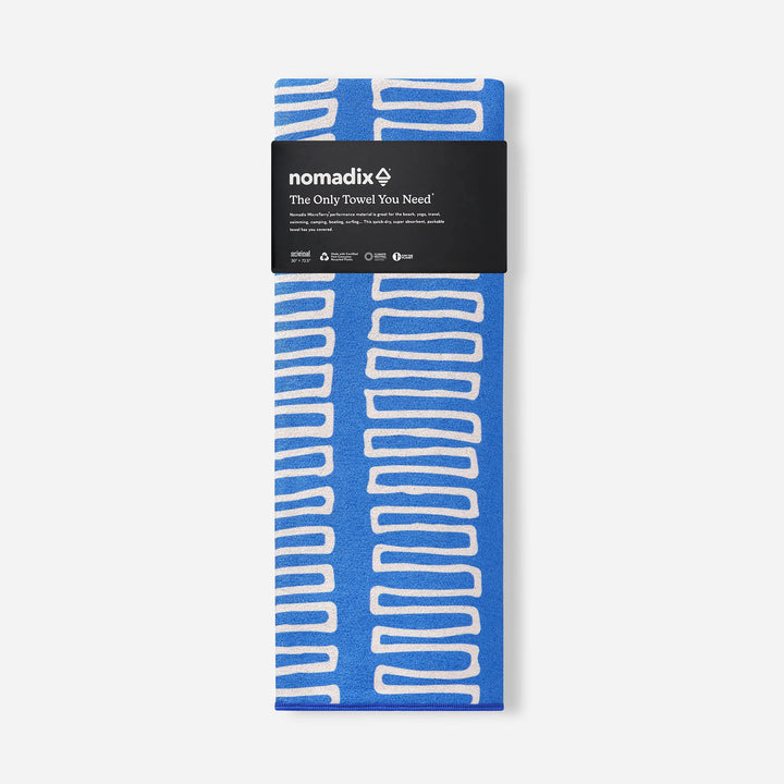 Nomadix Original Towel: Switchback Stellar Blue - Seafoam Green - Sun Diego Boardshop