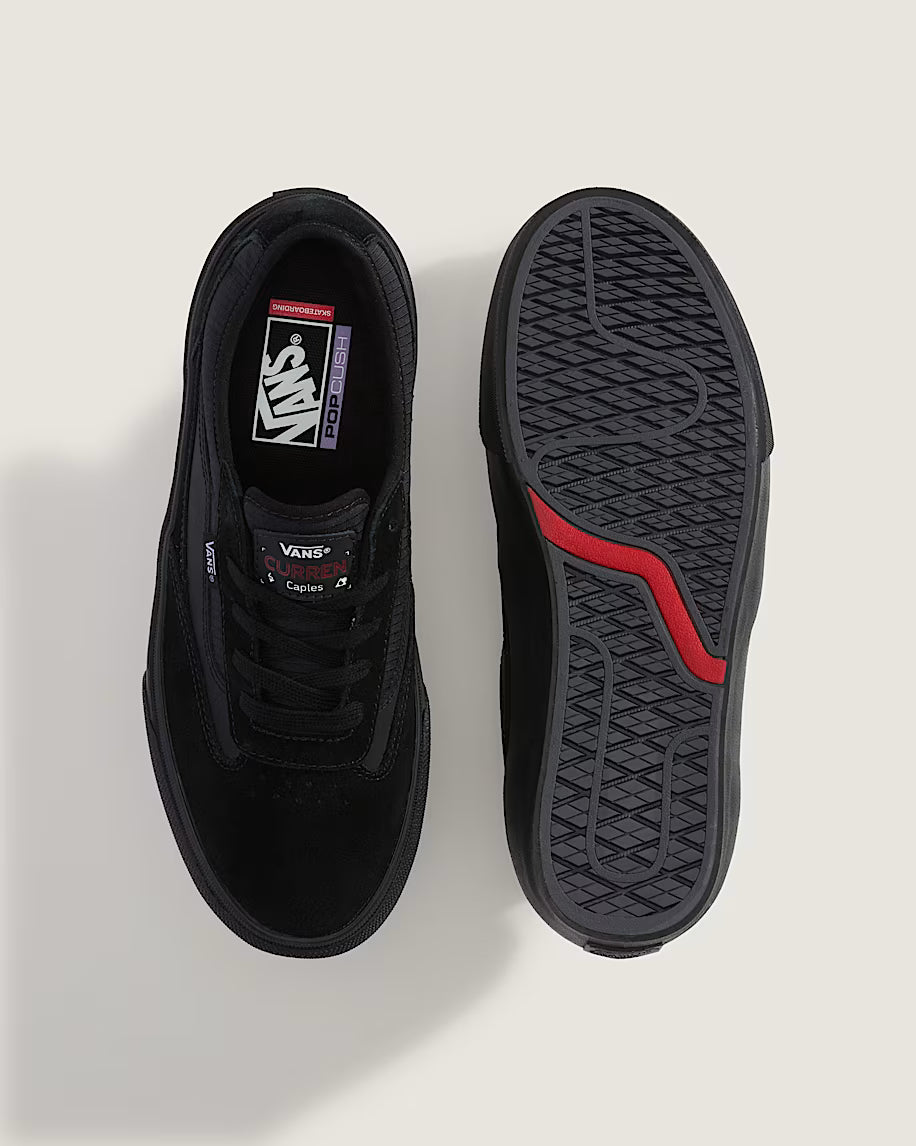 Vans Skate Curren Caples Shoe - Black Black