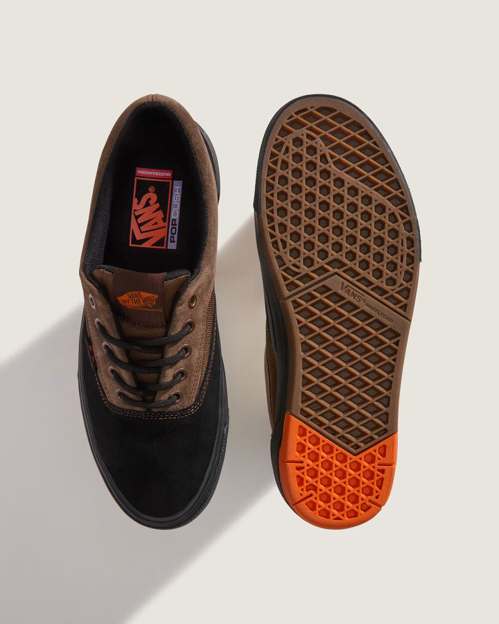 Vans Men's Skate Era Wafflecup Shoe - Black/Brown - Sun Diego Boardshop
