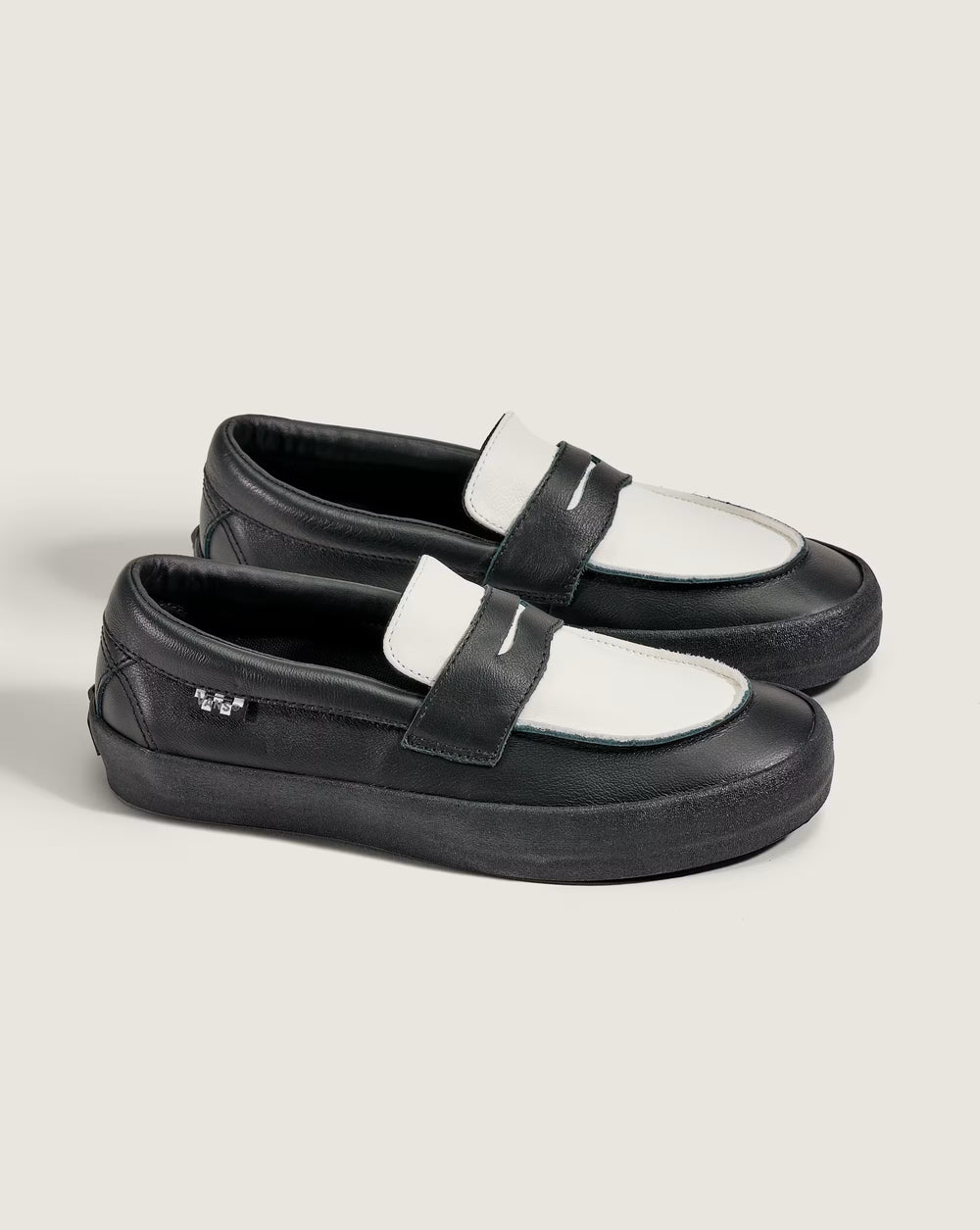 Vans Men's Skate Loafer Shoe - Black/White - Sun Diego Boardshop