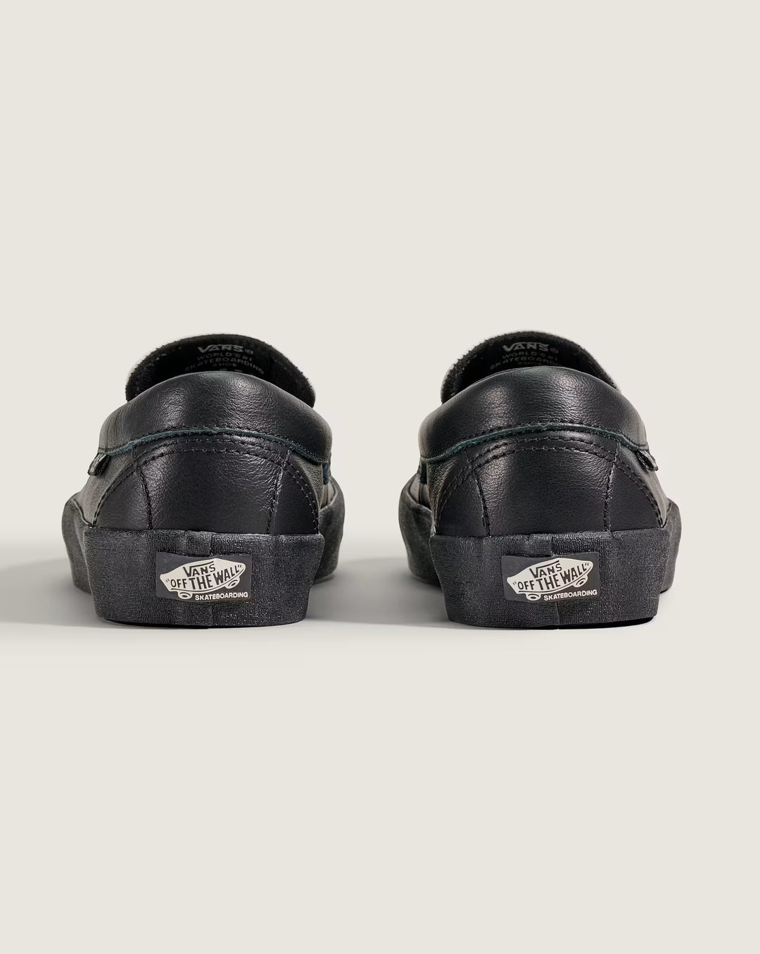 Vans Men's Skate Loafer Shoe - Black/White - Sun Diego Boardshop