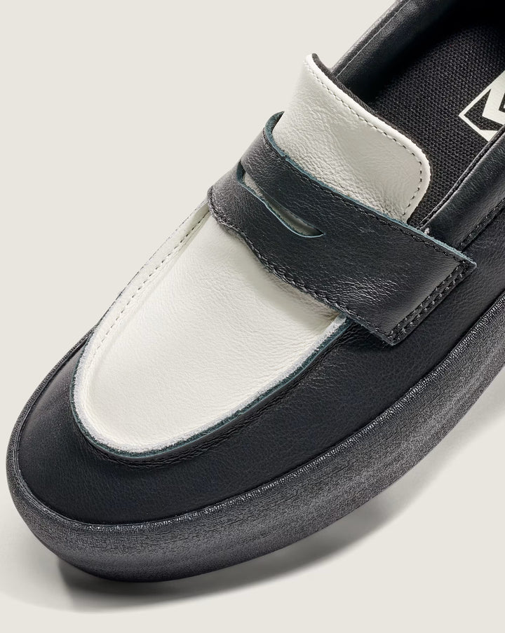 Vans Men's Skate Loafer Shoe - Black/White - Sun Diego Boardshop