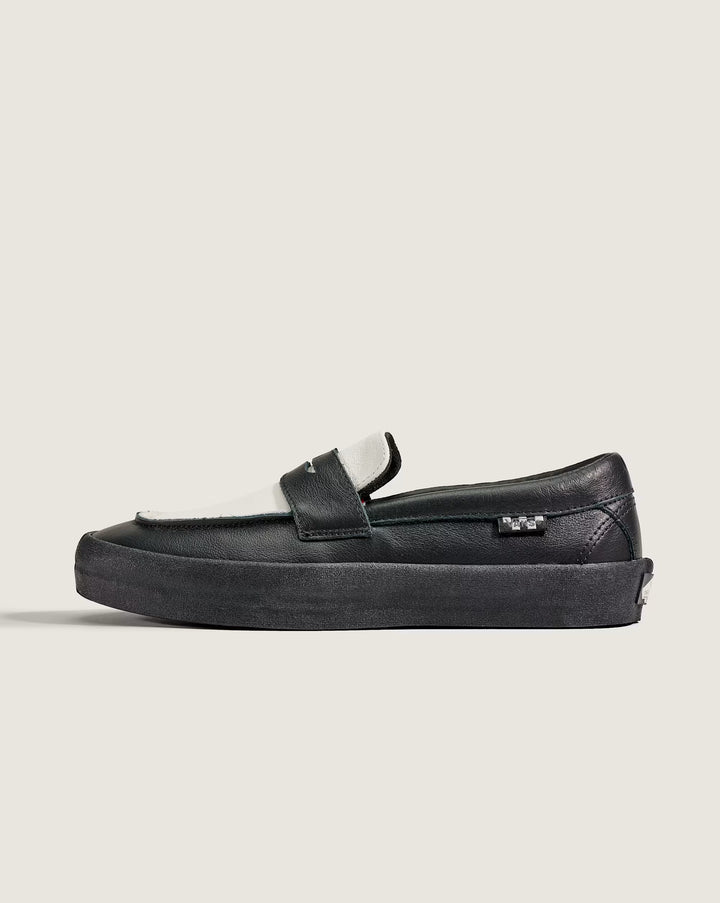 Vans Men's Skate Loafer Shoe - Black/White - Sun Diego Boardshop