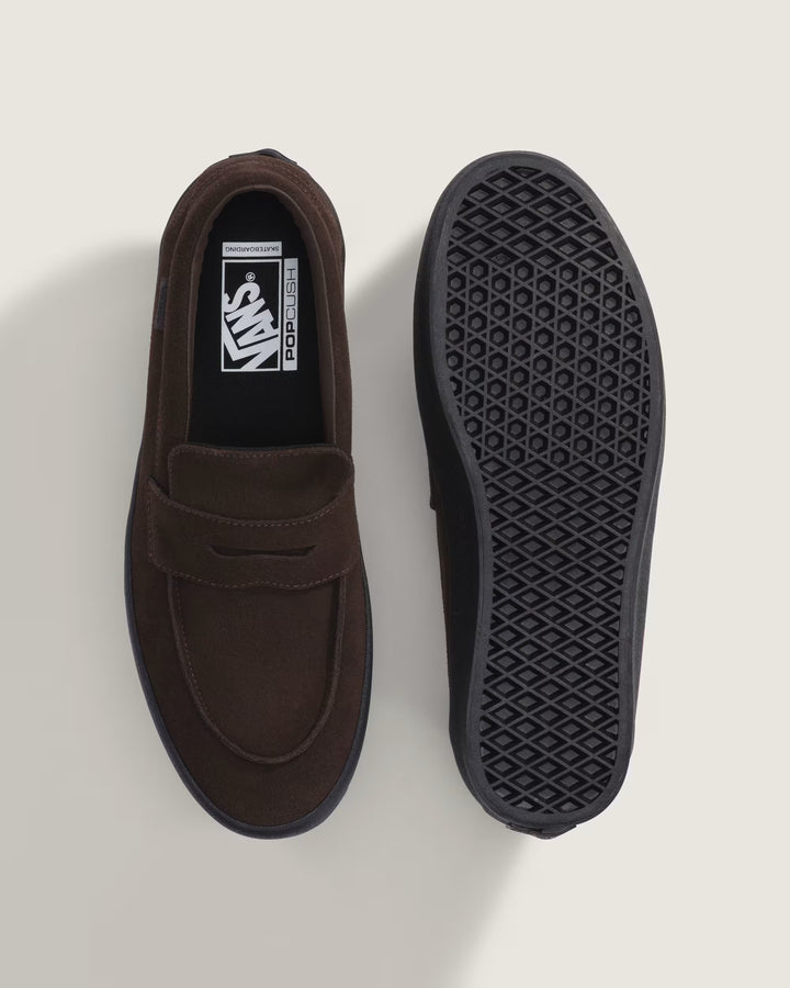 Vans Men's Skate Loafer - Brown/Black - Sun Diego Boardshop