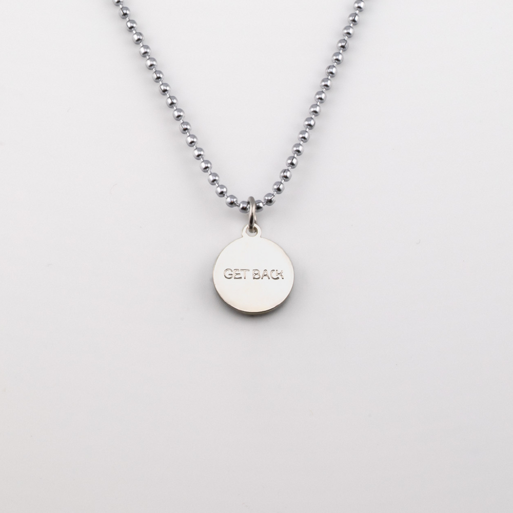 GETBACK SUPPLY SMALL NECKLACE - SILVER/BLACK - Sun Diego Boardshop
