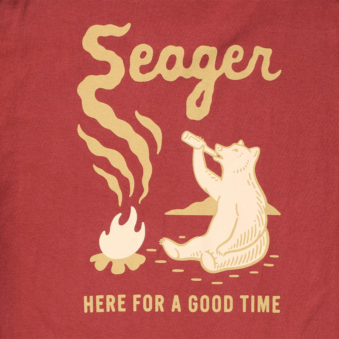 Seager Men's Smokey Tee - Roasted Red - Sun Diego Boardshop