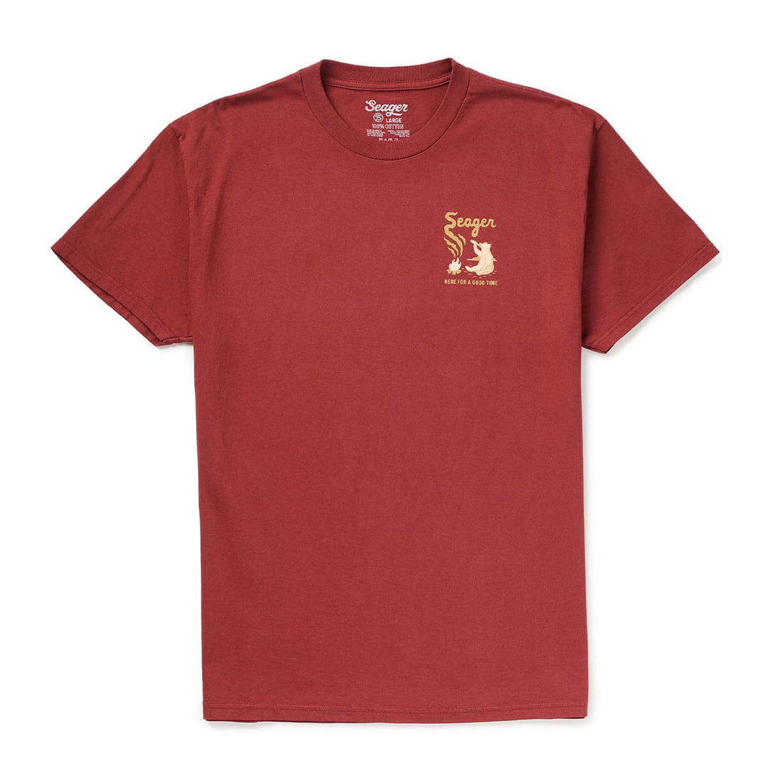 Seager Men's Smokey Tee - Roasted Red - Sun Diego Boardshop