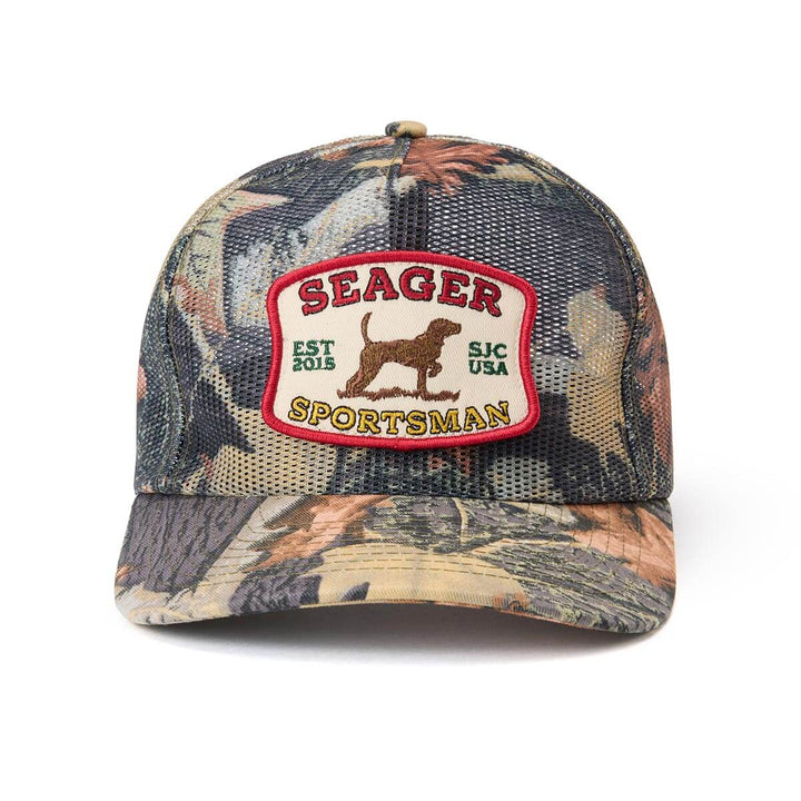 Seager Men's Sportsman Mesh Trucker Snapback SJC Camo - Camo-Sjc - Sun Diego Boardshop