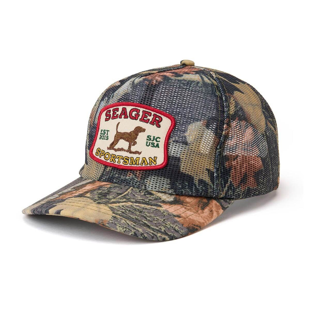Seager Men's Sportsman Mesh Trucker Snapback SJC Camo - Camo-Sjc - Sun Diego Boardshop