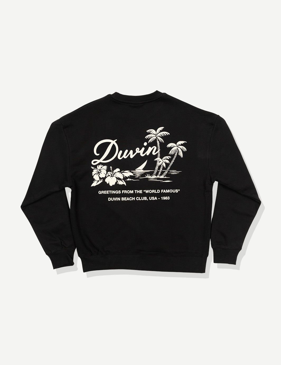 Duvin Oasis Crew Sweater - Black - Sun Diego Boardshop