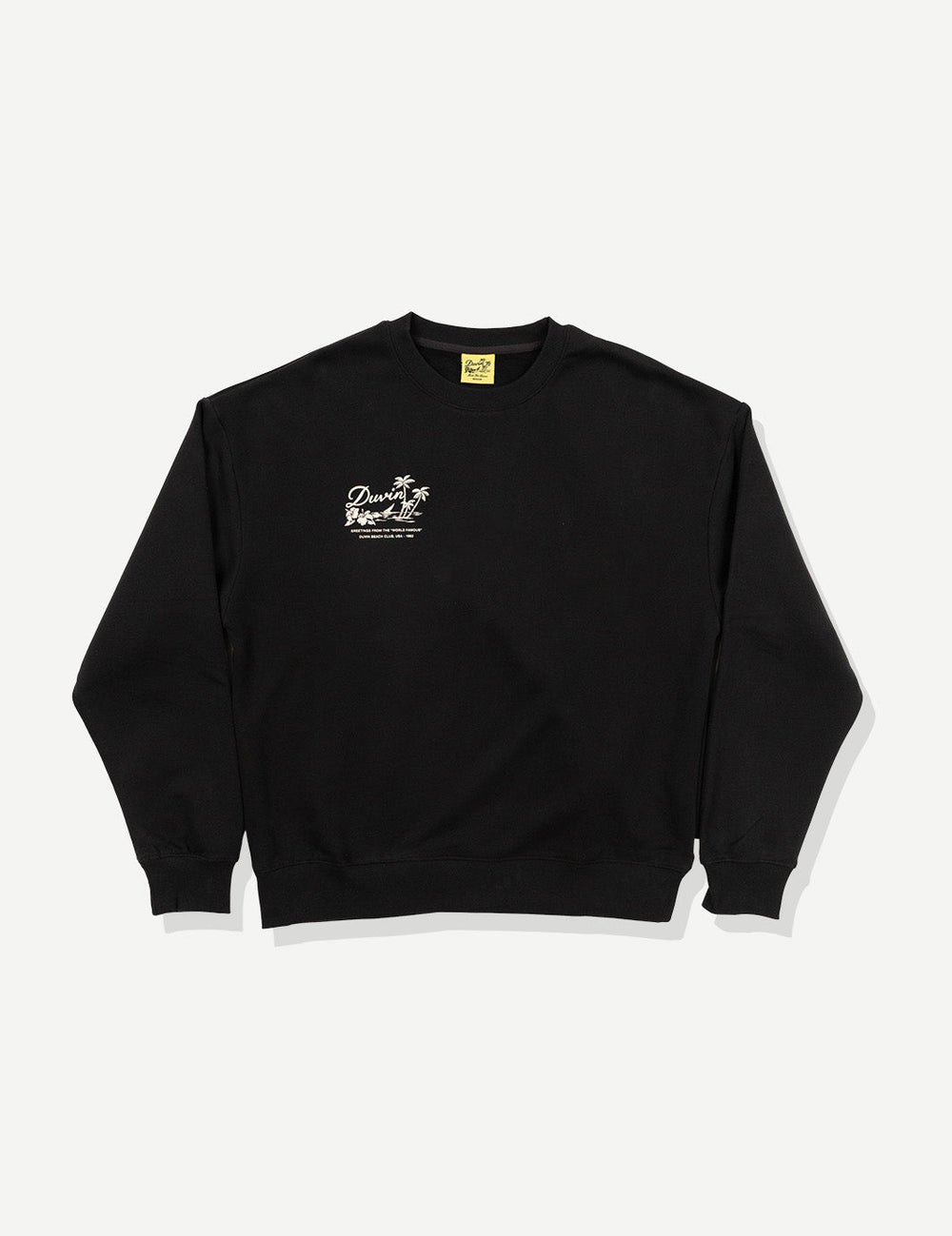 Duvin Oasis Crew Sweater - Black - Sun Diego Boardshop