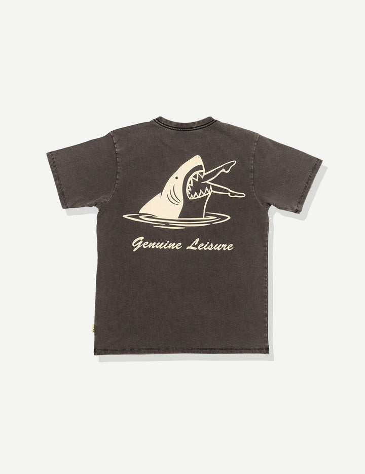 Duvin Shark Attack Leisure Tee - Black - Sun Diego Boardshop