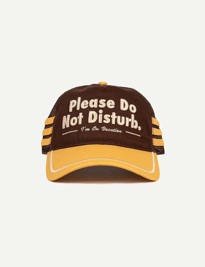 Duvin Design Company Do Not Disturb Trucker Hat - Brown - Sun Diego Boardshop
