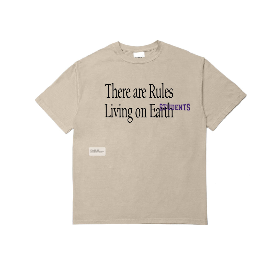 Students Golf There Are Rules S/S T-shirt - SAND - Sun Diego Boardshop