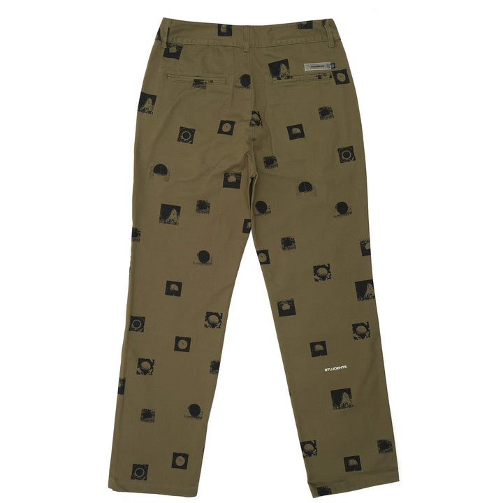 Students Golf Chester Twill Pants - OLIVE - Sun Diego Boardshop