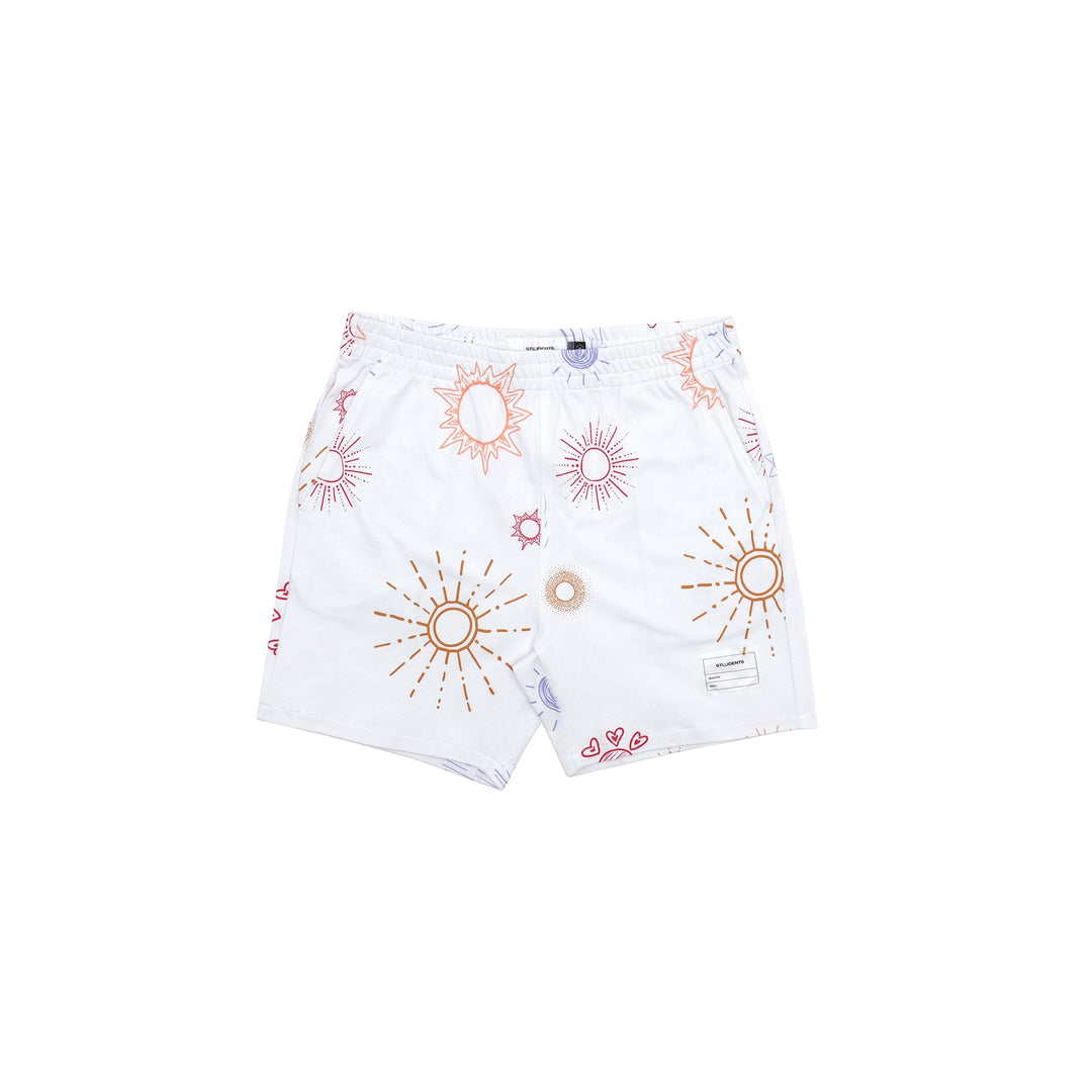 Students Golf Sunny French Terry Shorts - WHITE - Sun Diego Boardshop