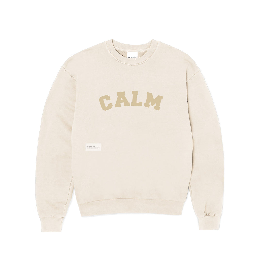 Students Golf Calm Fleece Crew Sweater - NUDE - Sun Diego Boardshop