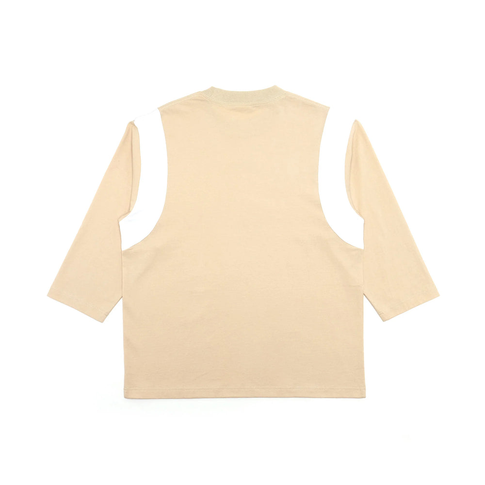 Students Golf Hutcheson 3/4 Sleeve T-Shirt - SAND - Sun Diego Boardshop