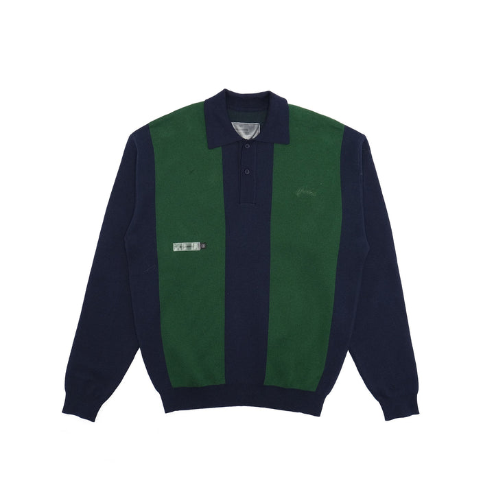 Students Golf Harrison L/S Polo Sweater - NAVY - Sun Diego Boardshop