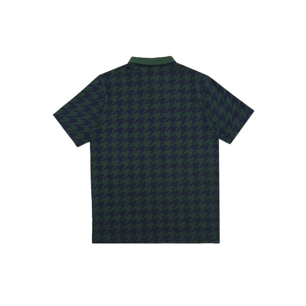 Students Cavinder Houndstooth S/S Polo Shirt - Green - Sun Diego Boardshop