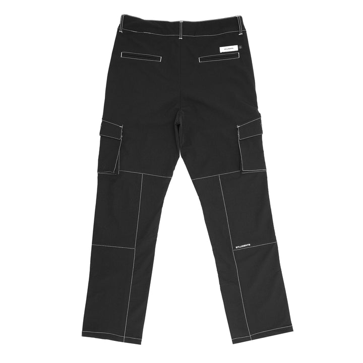 Students Golf Cedric Nylon Cargo Pants - BLACK - Sun Diego Boardshop