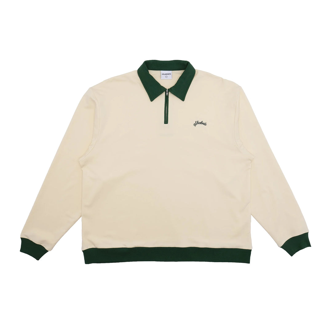 Students Golf Archibald LS Polo - CREAM - Sun Diego Boardshop