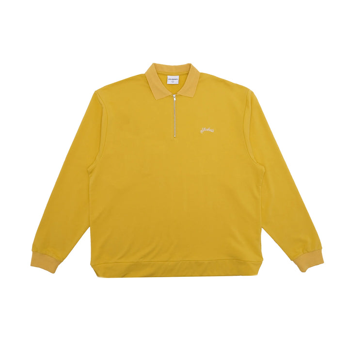 Students Golf Cillian LS Polo - MUSTARD - Sun Diego Boardshop