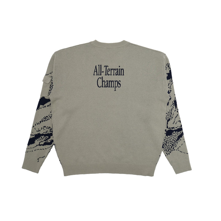 Students Golf Truman L/S Knit Crew Sweater - GREY - Sun Diego Boardshop