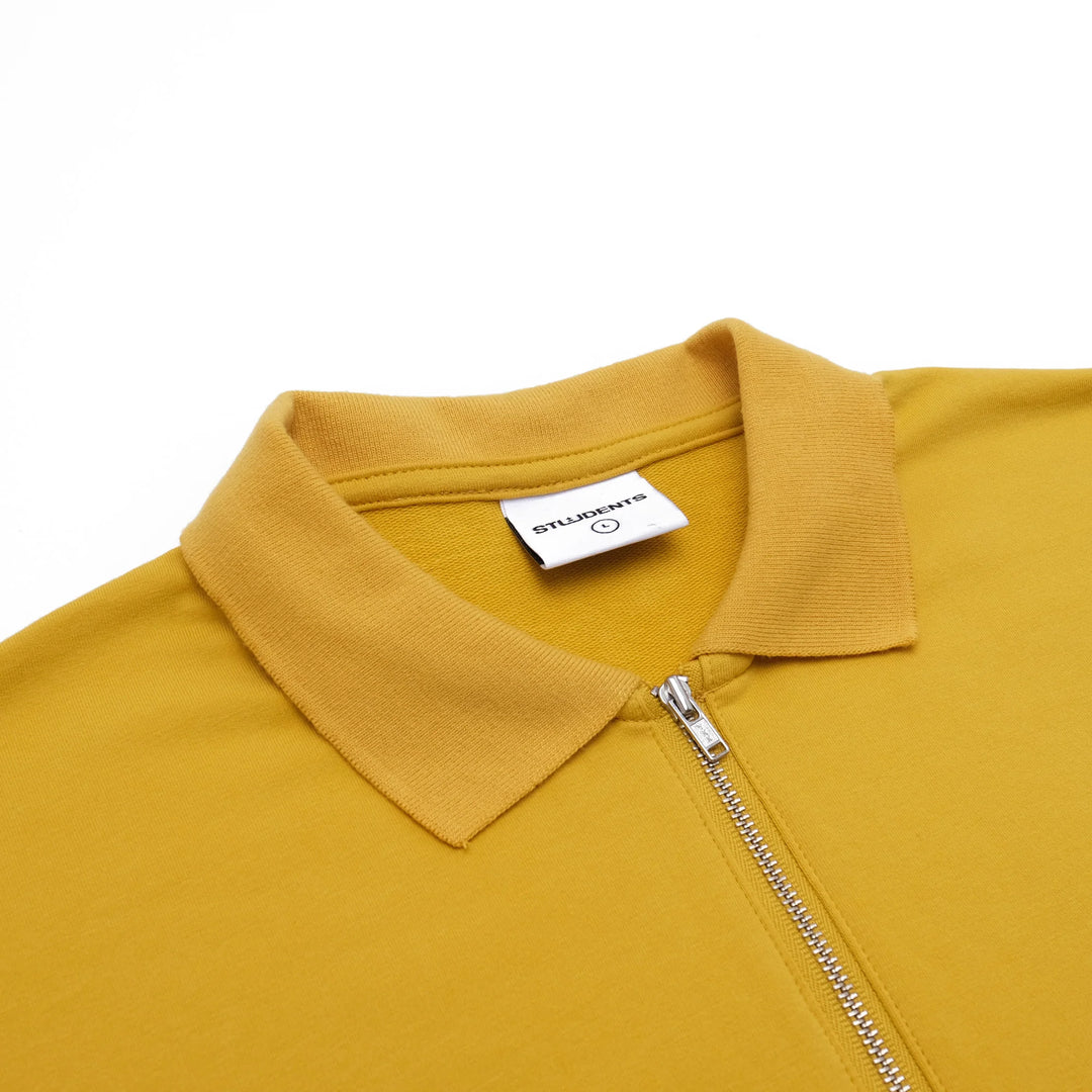 Students Golf Cillian LS Polo - MUSTARD - Sun Diego Boardshop