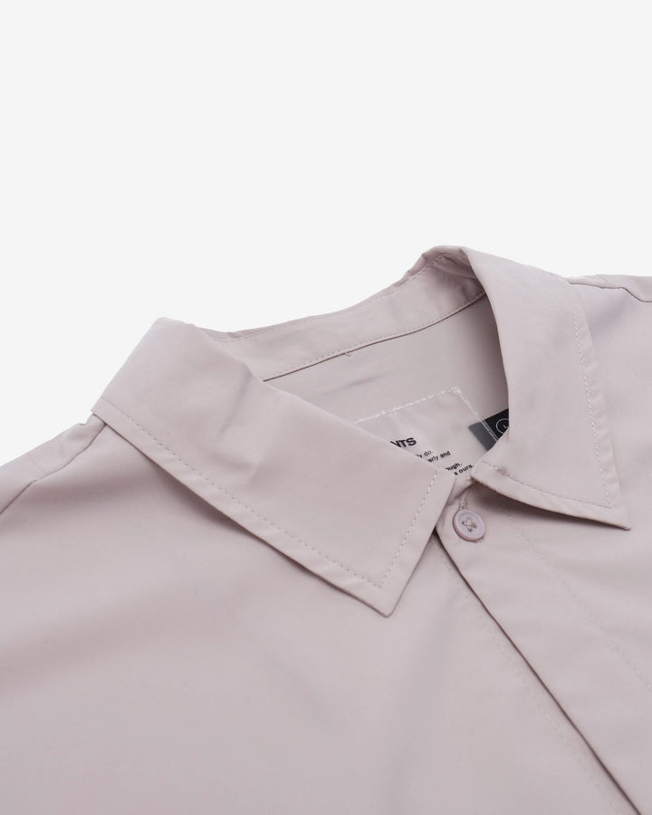 Students Golf Oxford Short Sleeve Poplin Button-Up Shirt - Desert - Sun Diego Boardshop