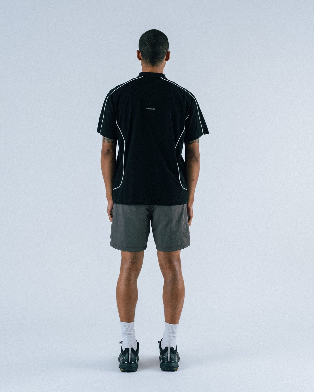 Students Golf Coach Short Sleeve Jersey Polo Shirt - Black - Sun Diego Boardshop