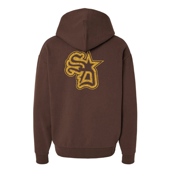 SunDiego SD Star Sweatshirt - Brown - Sun Diego Boardshop