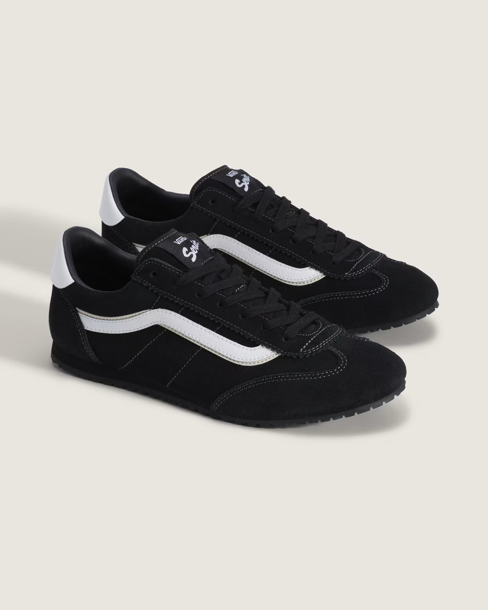 Vans Women's Super Lowpro Shoe - Black/White - Sun Diego Boardshop