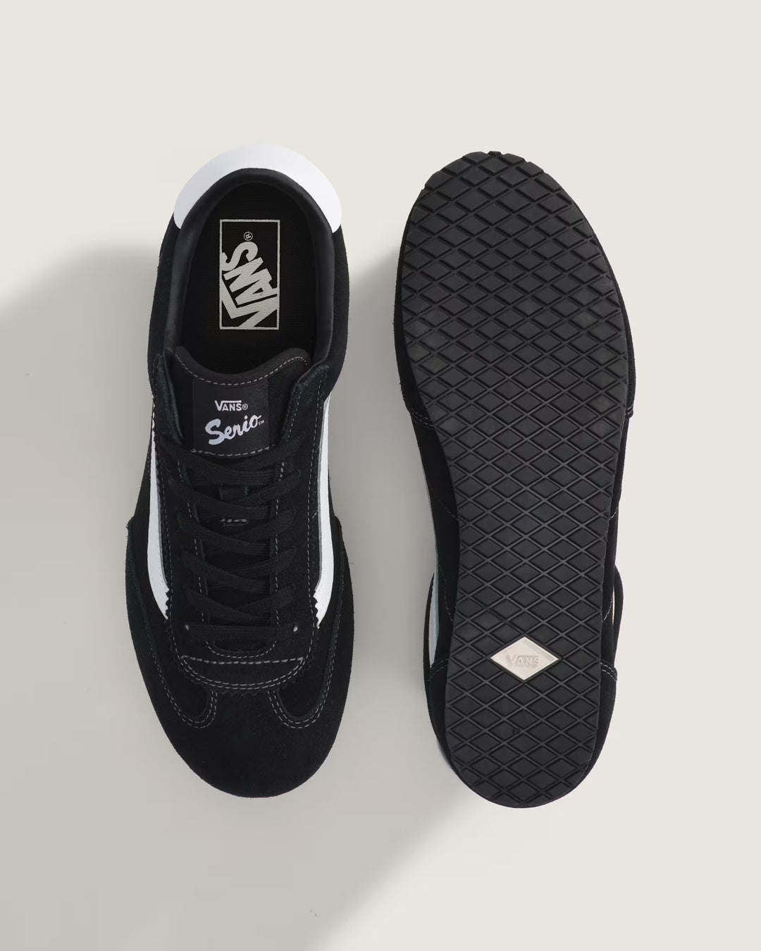 Vans Women's Super Lowpro Shoe - Black/White - Sun Diego Boardshop