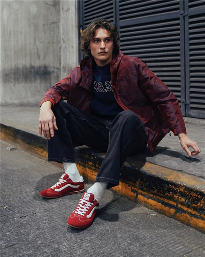 Vans Women's Super Lowpro Shoe - Racing Red True White - Sun Diego Boardshop