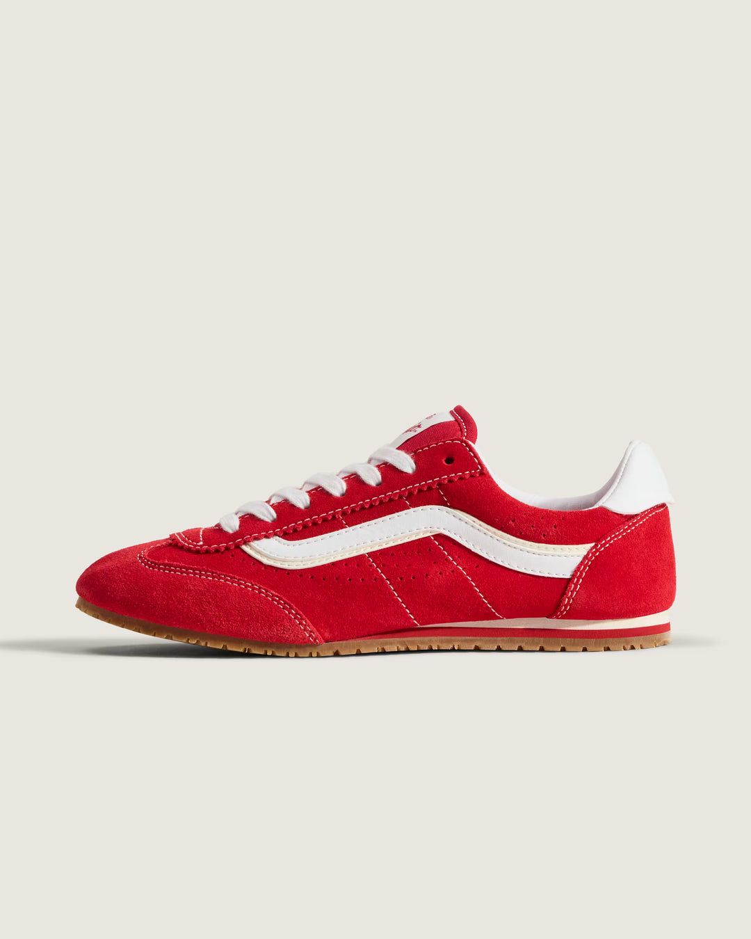 Vans Women's Super Lowpro Shoe - Racing Red True White - Sun Diego Boardshop
