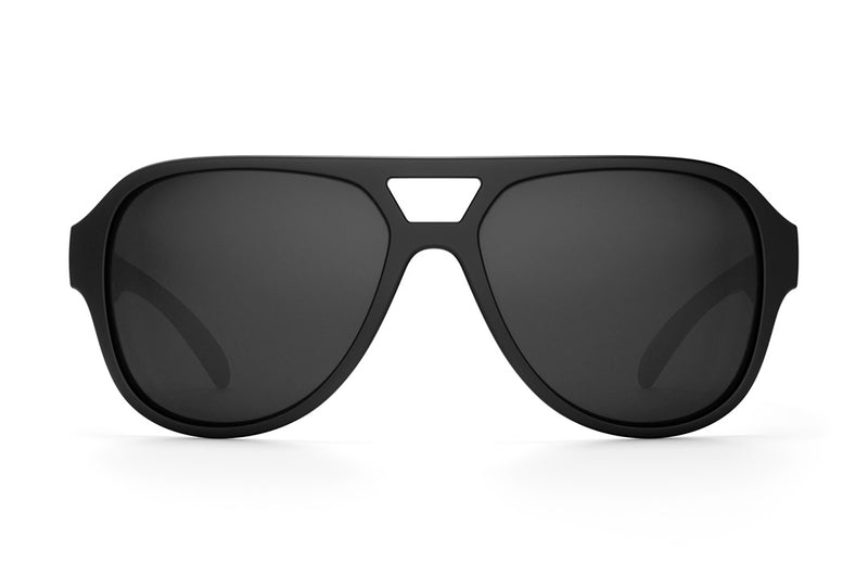 Heat Wave Visual Supercat Sunglasses - BLACK FRAME/BLACK/WOODGRAIN - Sun Diego Boardshop