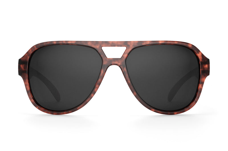 Heat Wave Visual Supercat Sunglasses - TORTOISE FRAME/BLACK LENS - Sun Diego Boardshop