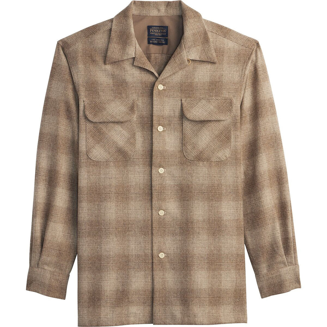 Pendleton Plaid Board Shirt - Tan Mix/Olive Ombre - Sun Diego Boardshop