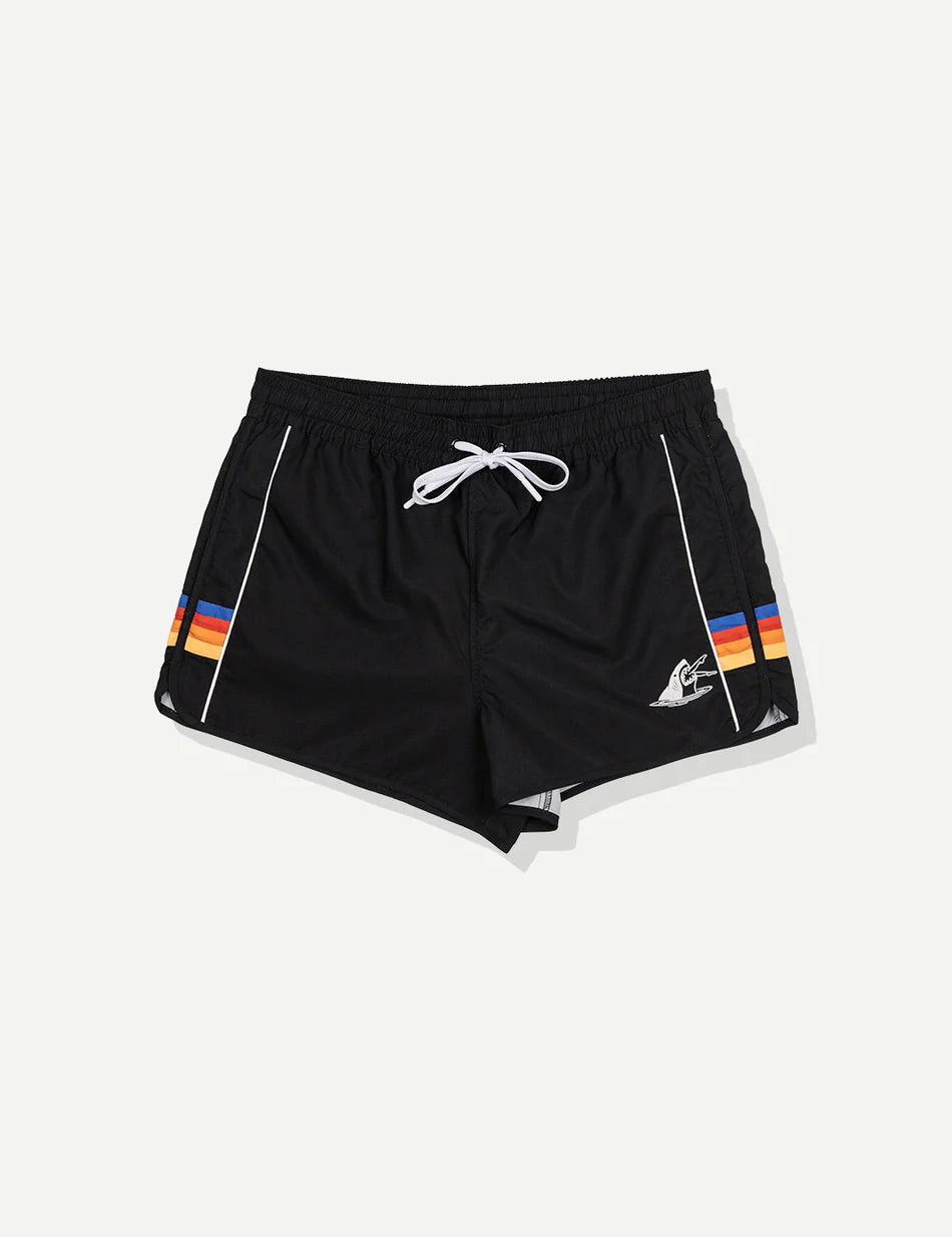Duvin Shark Tanning Swim Short - Black - Sun Diego Boardshop