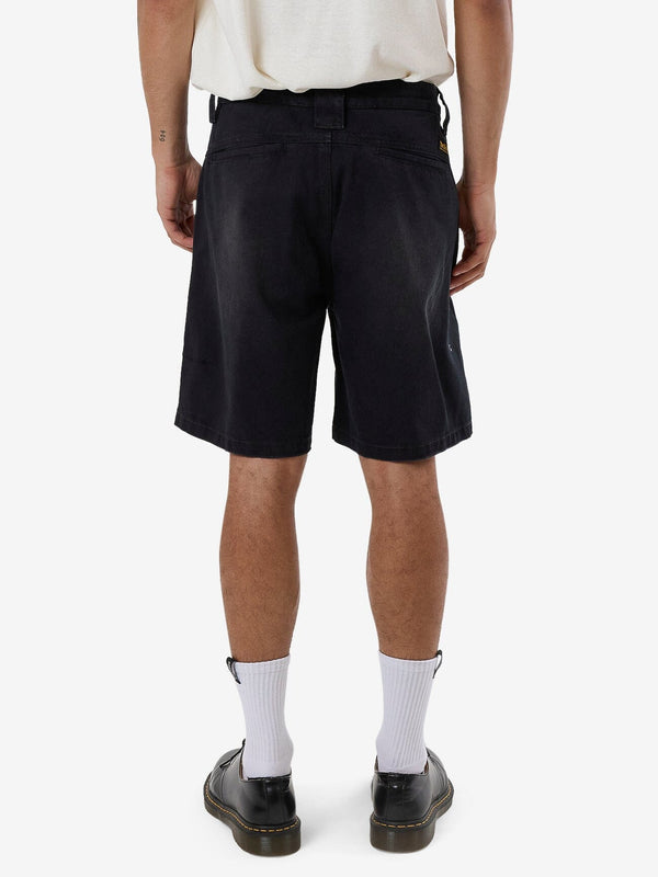 THRILLS Union Slacker Work Short - WASHED BLACK - Sun Diego Boardshop